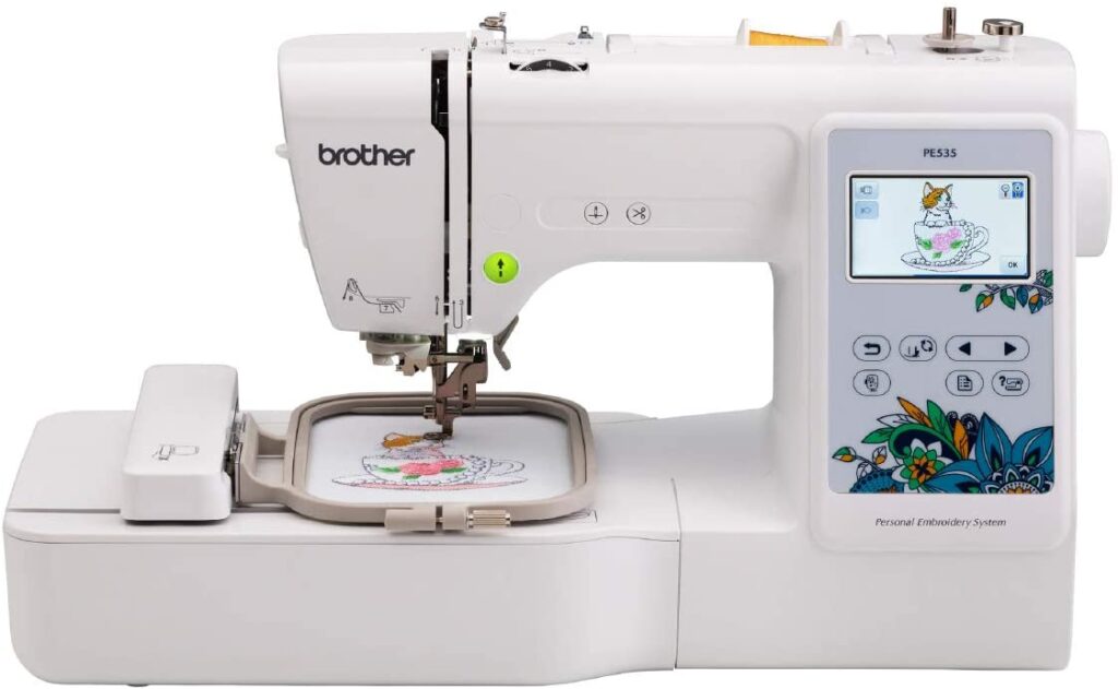 Brother PE535 Embroidery Machine: Best for embroidery design.