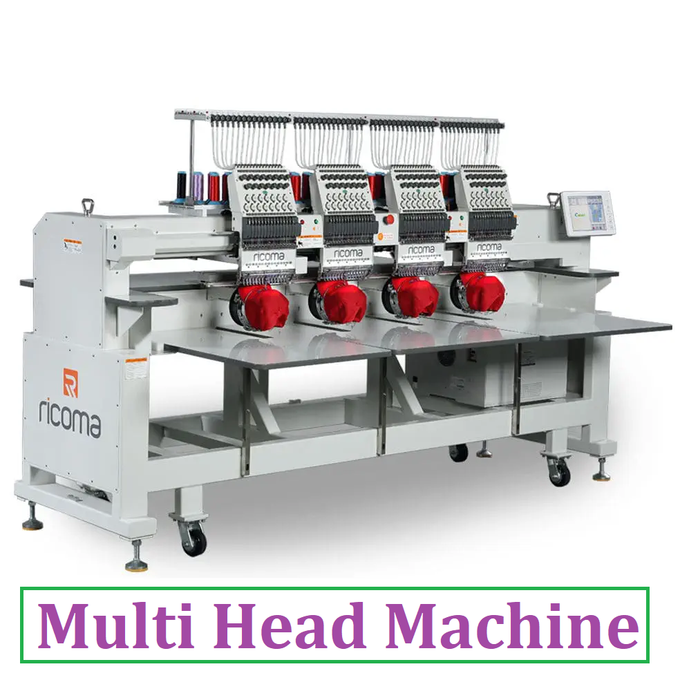 Multi Head Embroidery Machine