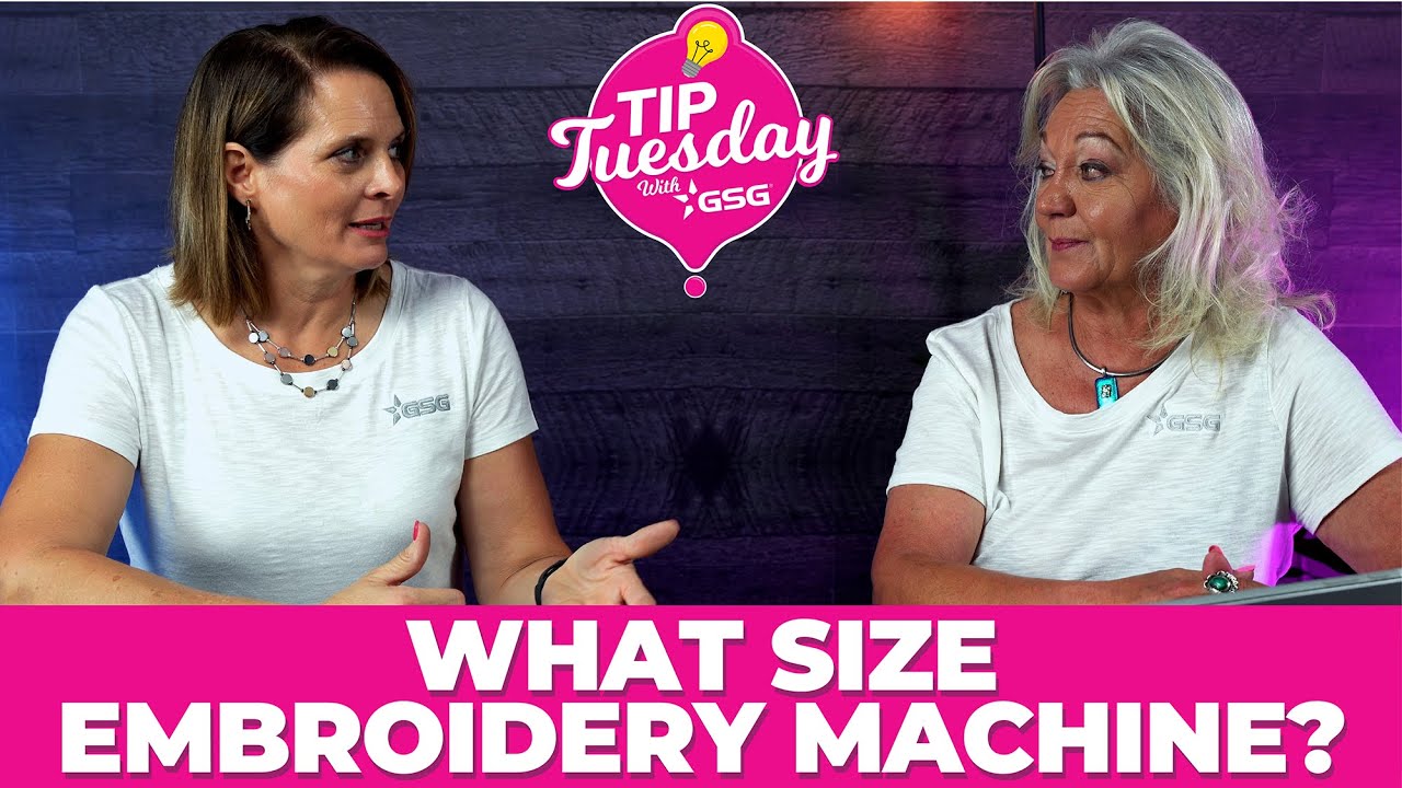 What Size Embroidery Machine Do I Need Embroidery Machine World